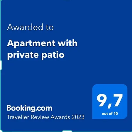 Apartment With Private Patio